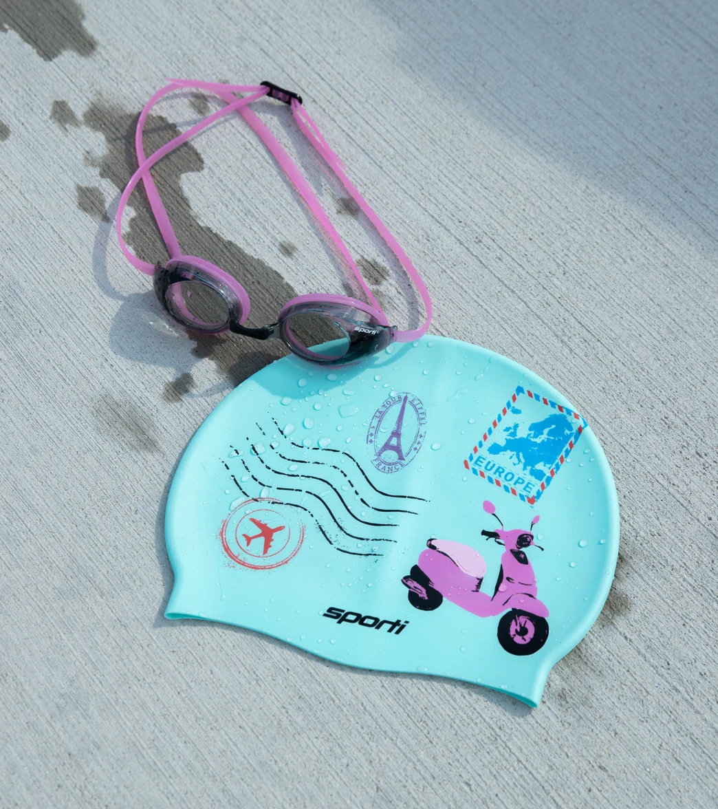 Sporti x Gretchen Walsh Beep Beep! Silicone Swim Cap - Image 6