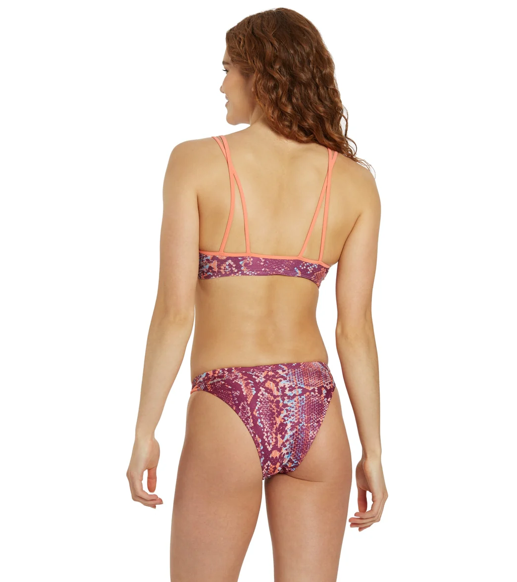 Sporti x Gretchen Walsh Desert Python Tracy Double Strap Bikini Bottom - Image 11