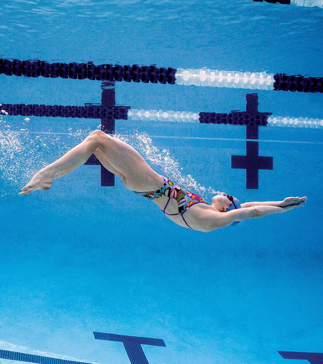 Sporti x Gretchen Walsh In Bloom Kacey Double Cross One Piece Swimsuit - Image 3