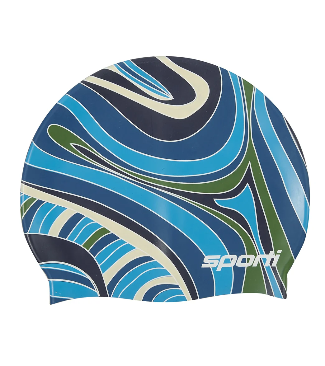 Sporti x Gretchen Walsh Oasis Silicone Swim Cap - Image 4