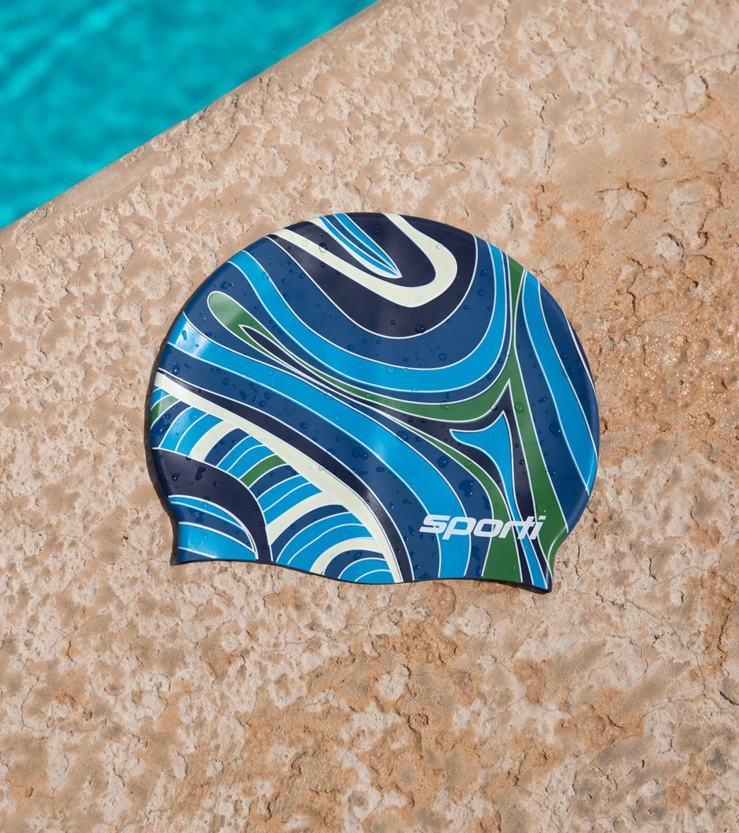 Sporti x Gretchen Walsh Oasis Silicone Swim Cap - Image 8