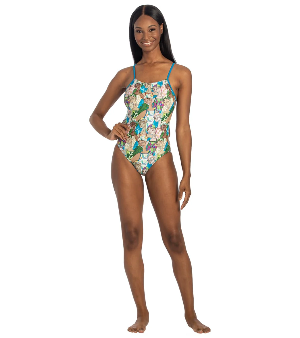 Sporti x Mat Chavez Limited Edition Backstroke Beauties Micro Back One Piece Swimsuit - Image 8