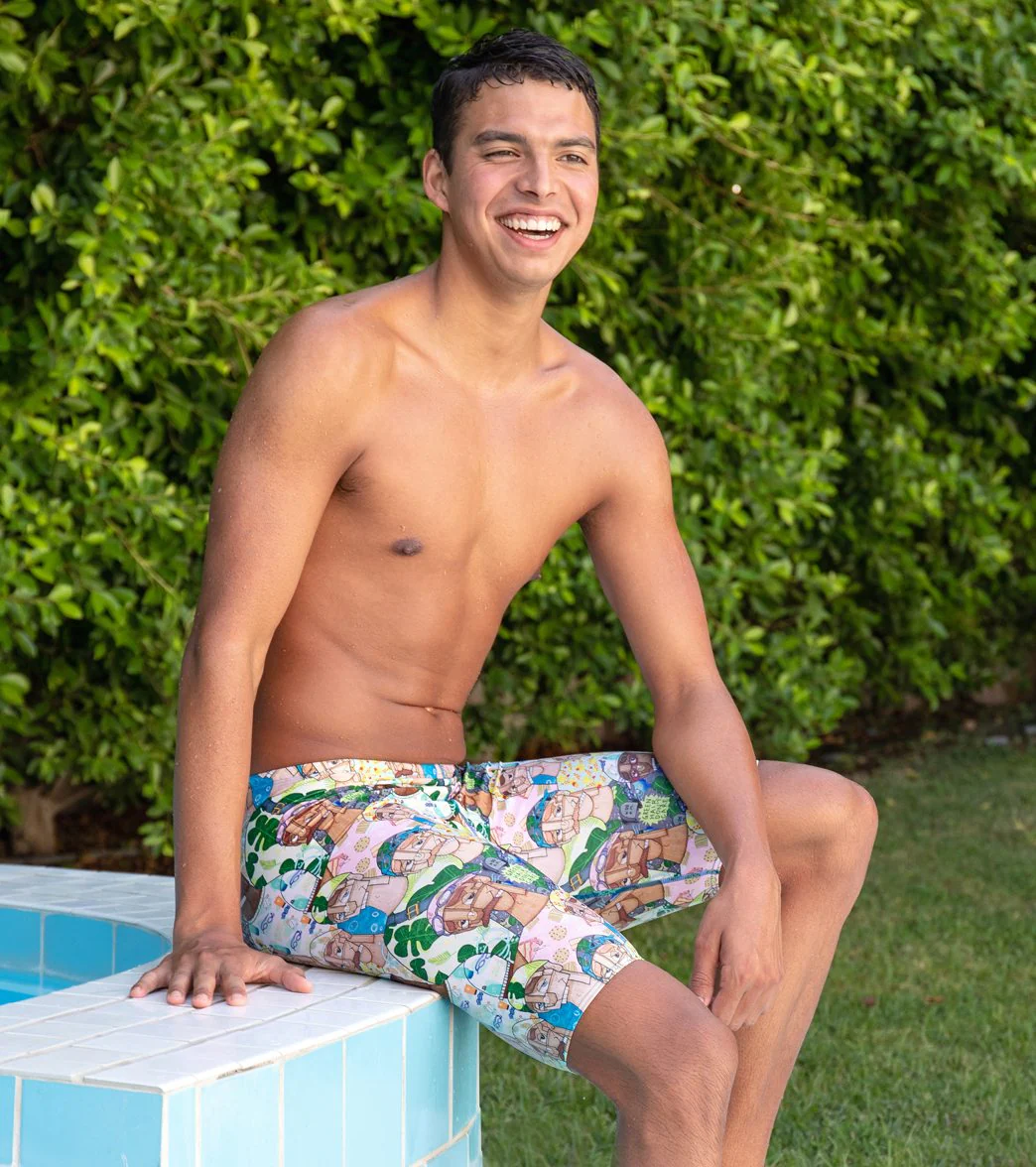 Sporti x Mat Chavez Limited Edition Chlorine Machines Jammer Swimsuit - Image 12