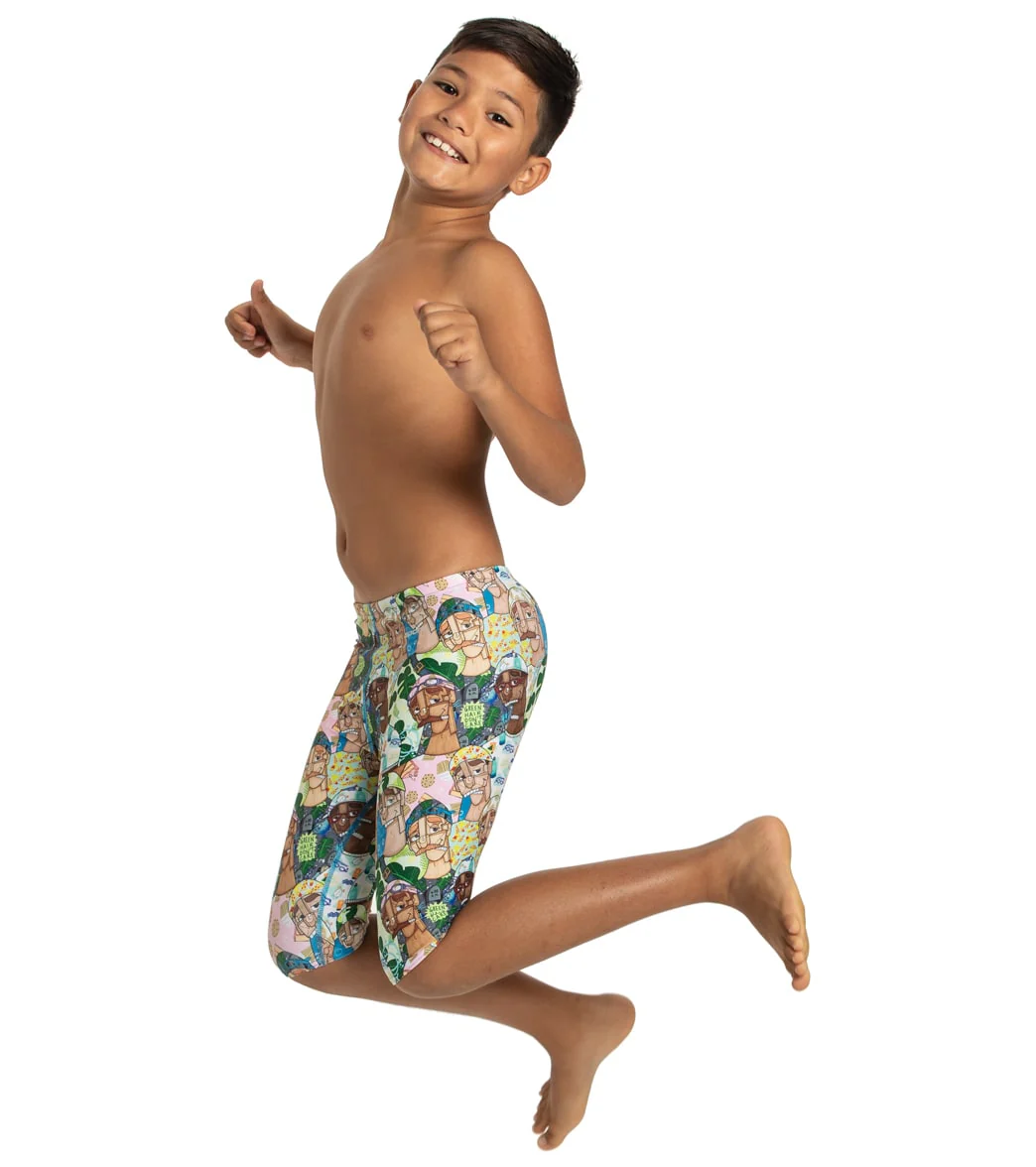 Sporti x Mat Chavez Limited Edition Chlorine Machines Jammer Swimsuit Youth (22-28) - Image 4