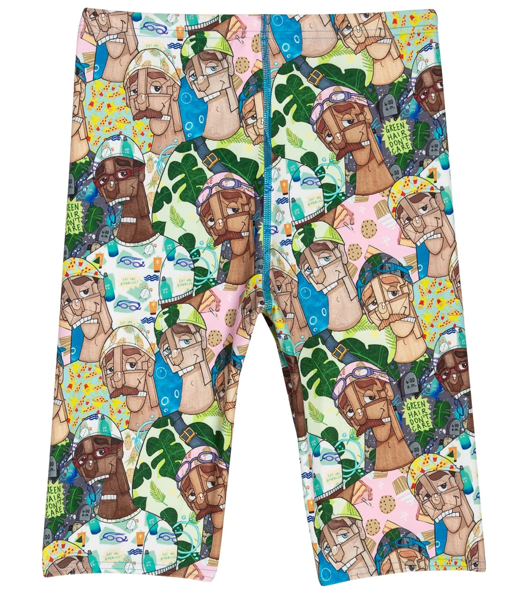 Sporti x Mat Chavez Limited Edition Chlorine Machines Jammer Swimsuit Youth (22-28) - Image 6