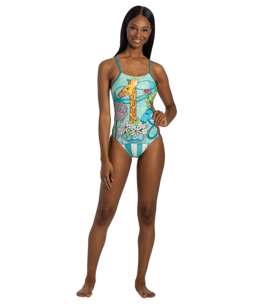 Sporti x Mat Chavez Limited Edition Favorite Things Micro Back One Piece Swimsuit - Image 8
