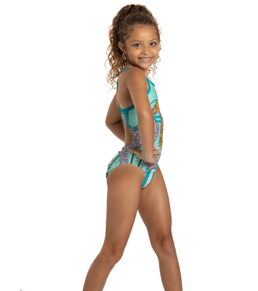 Sporti x Mat Chavez Limited Edition Favorite Things Thin Strap One Piece Swimsuit Youth (22-28) - Image 2