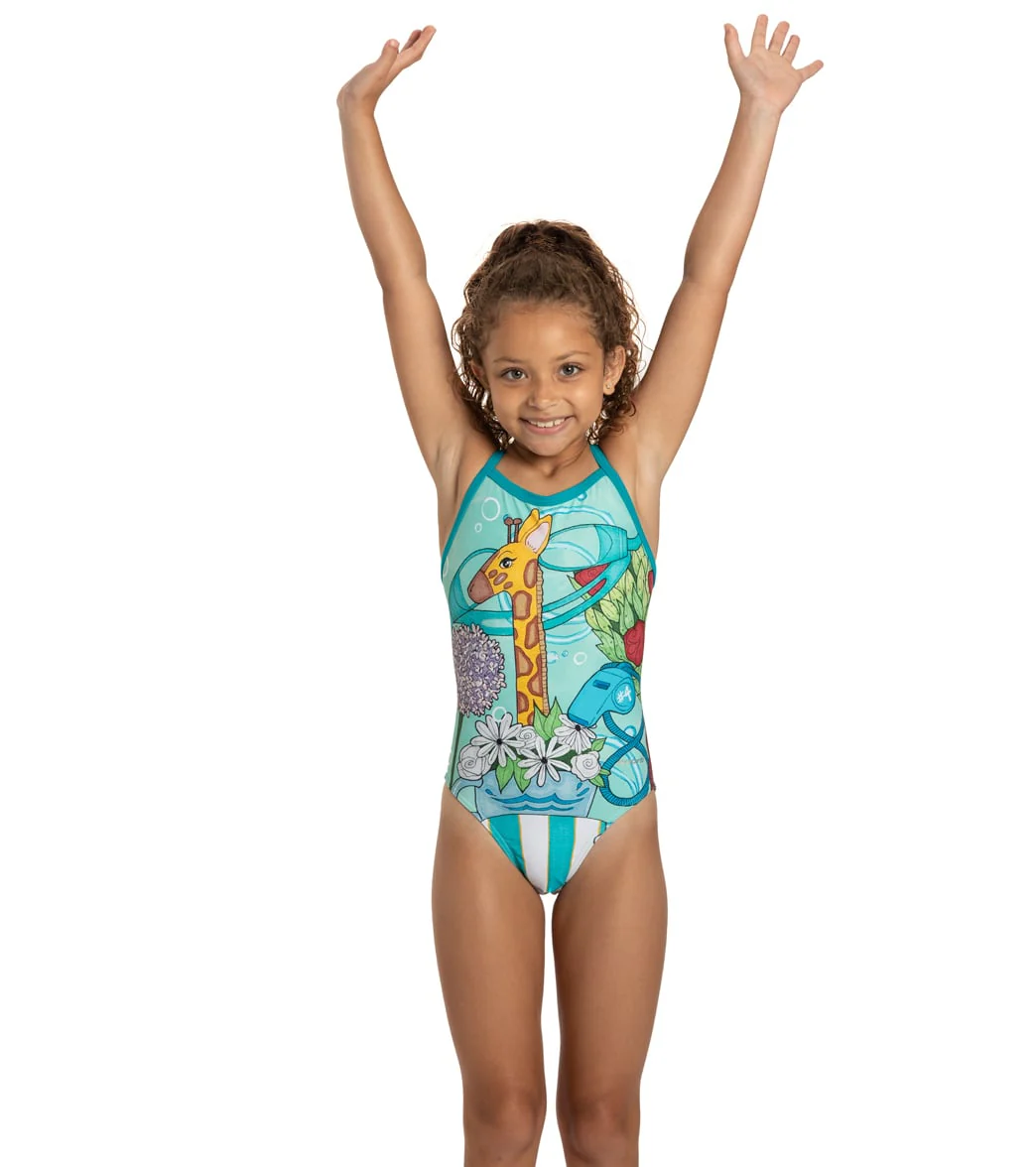 Sporti x Mat Chavez Limited Edition Favorite Things Thin Strap One Piece Swimsuit Youth (22-28) - Image 9
