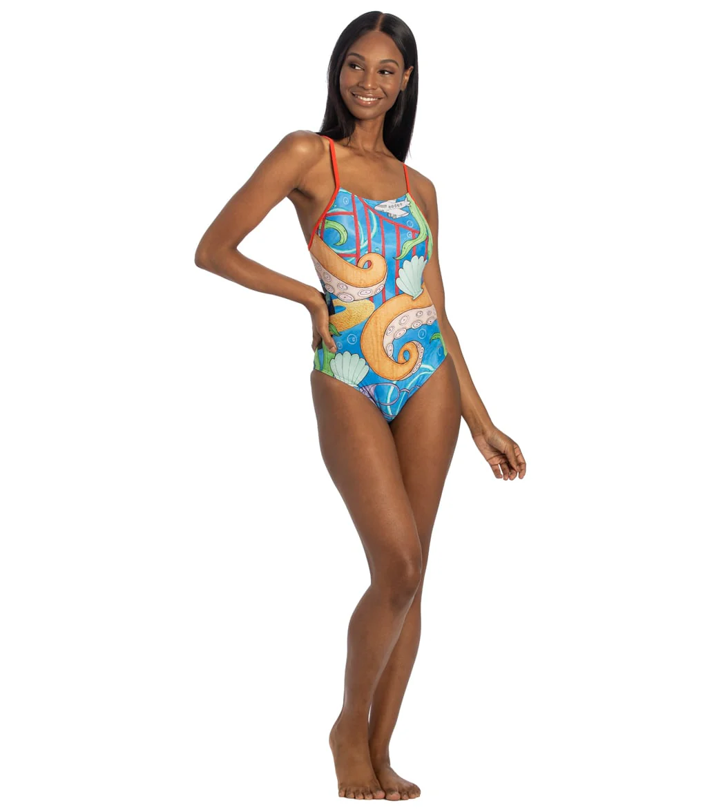 Sporti x Mat Chavez Limited Edition Nice to Sea You Micro Back One Piece Swimsuit - Image 8