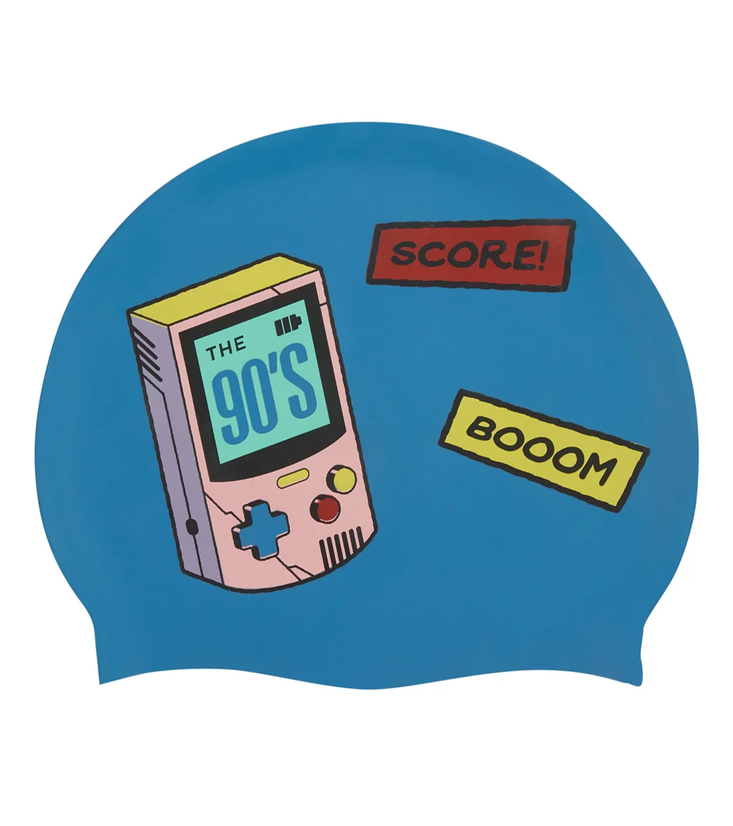 Sporti x Shaine Casas Arcade Party Silicone Swim Cap - Image 7