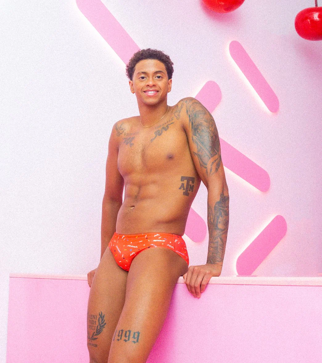 Sporti x Shaine Casas Confetti Brief Swimsuit (26-40) - Image 2
