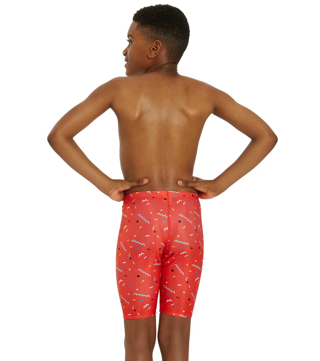 Sporti x Shaine Casas Confetti Jammer Swimsuit Youth (22-28) - Image 4
