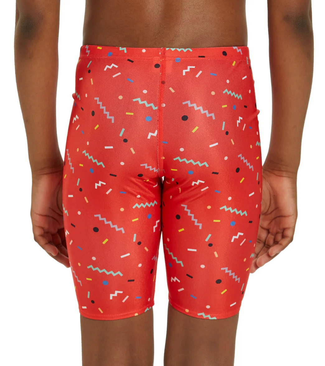Sporti x Shaine Casas Confetti Jammer Swimsuit Youth (22-28) - Image 8