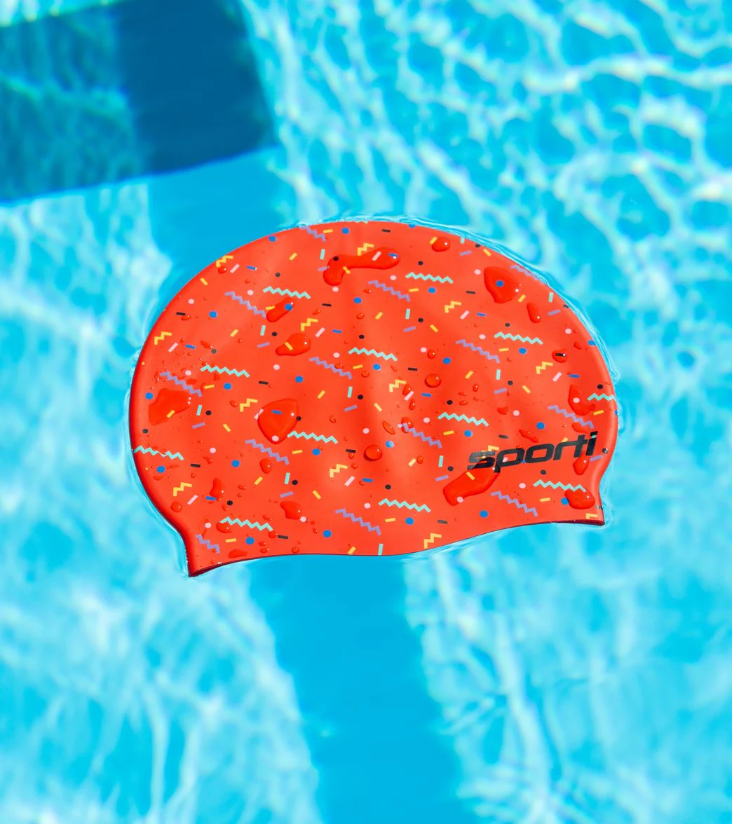 Sporti x Shaine Casas Confetti Silicone Swim Cap - Image 11