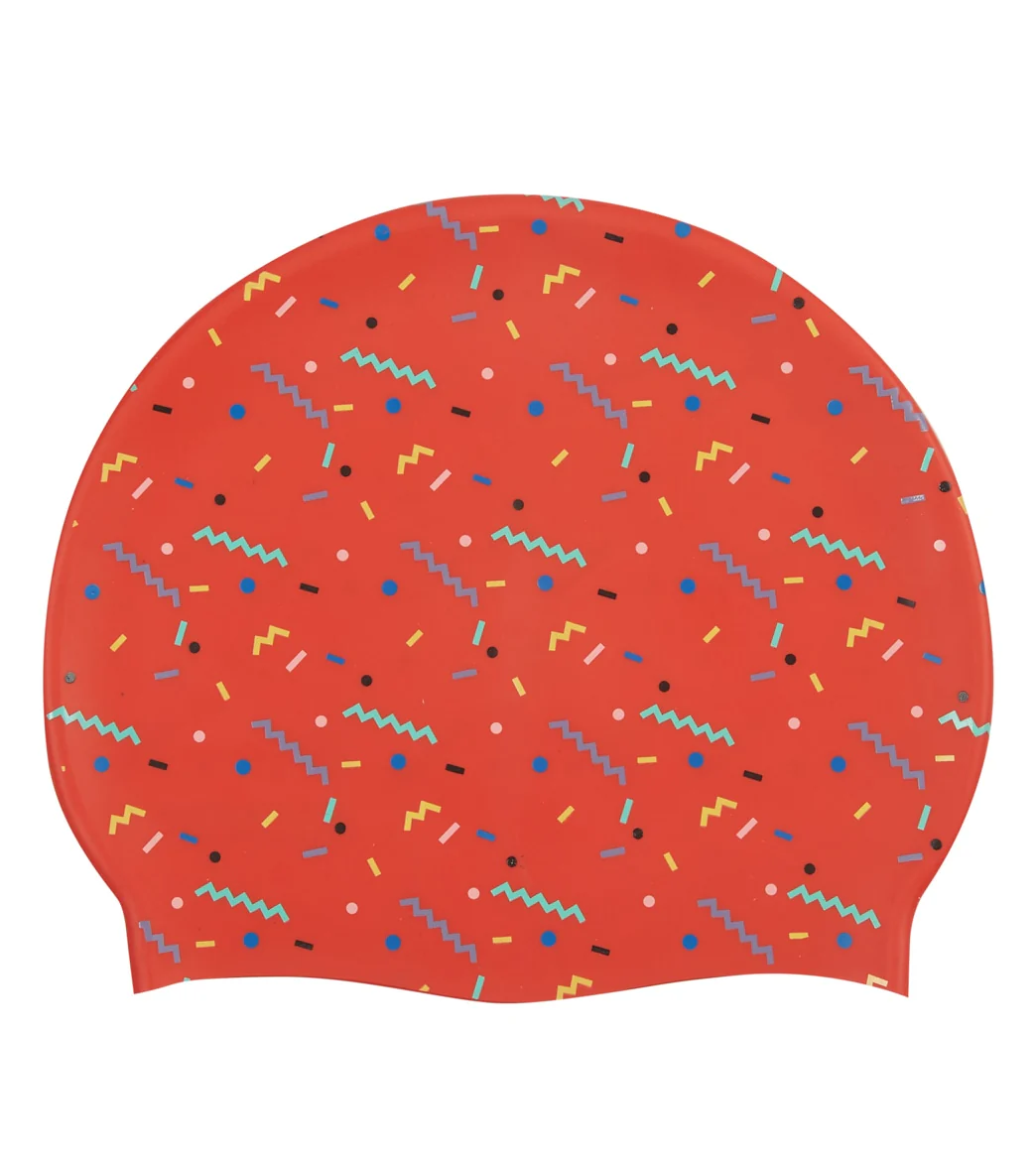 Sporti x Shaine Casas Confetti Silicone Swim Cap - Image 7