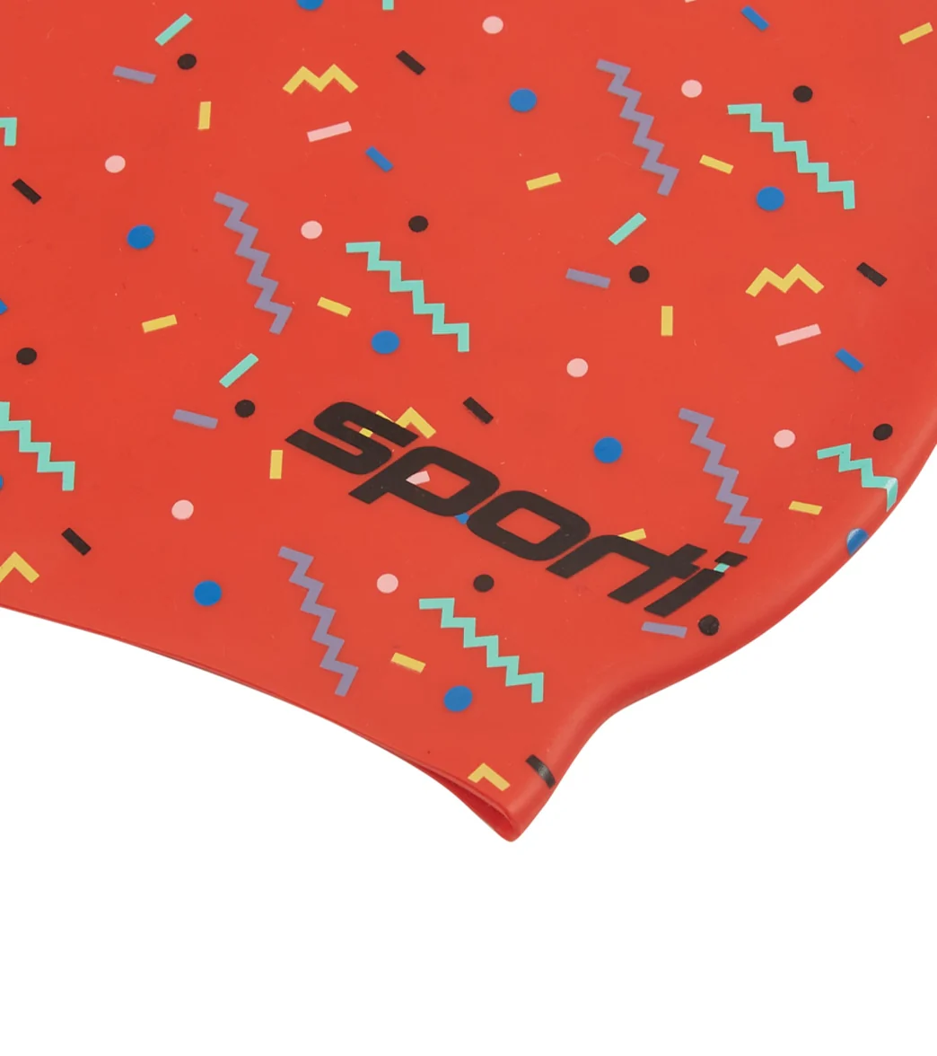 Sporti x Shaine Casas Confetti Silicone Swim Cap - Image 8