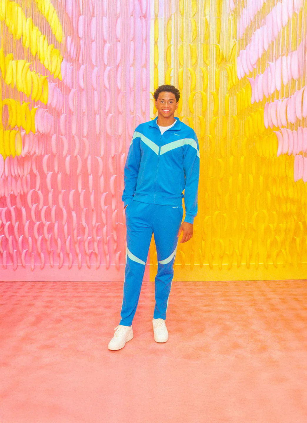 Sporti x Shaine Casas Electric Sapphire Team Tracksuit Bottom - Image 3