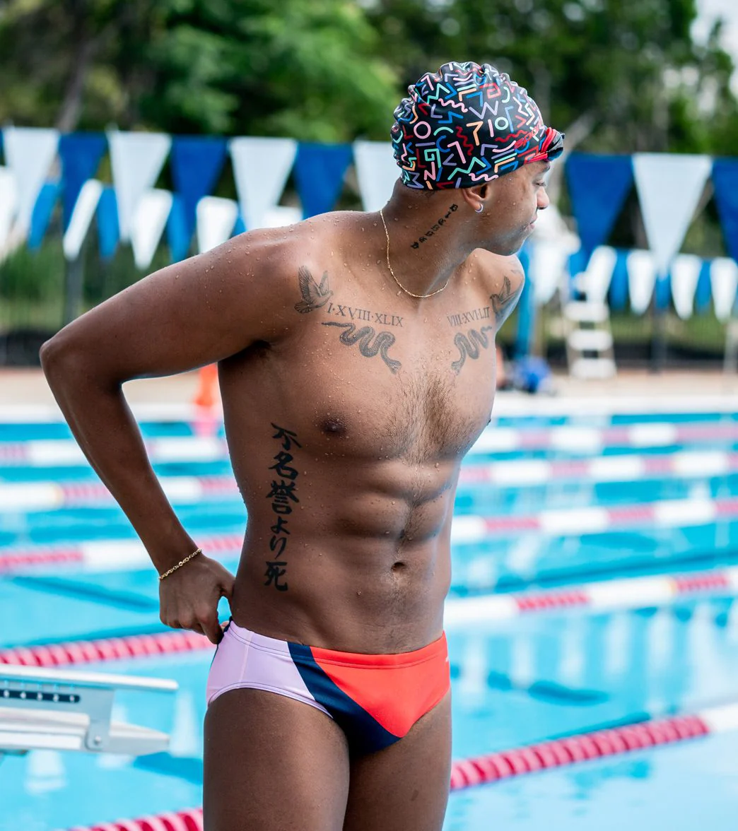 Sporti x Shaine Casas Space Jam Silicone Swim Cap - Image 5