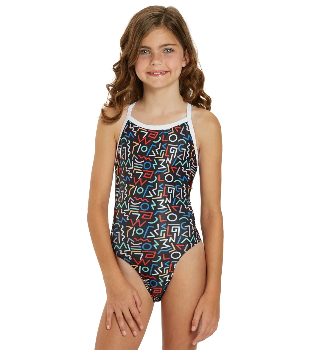 Sporti x Shaine Casas Space Jam Thin Strap One Piece Swimsuit Youth (22-28) - Image 6