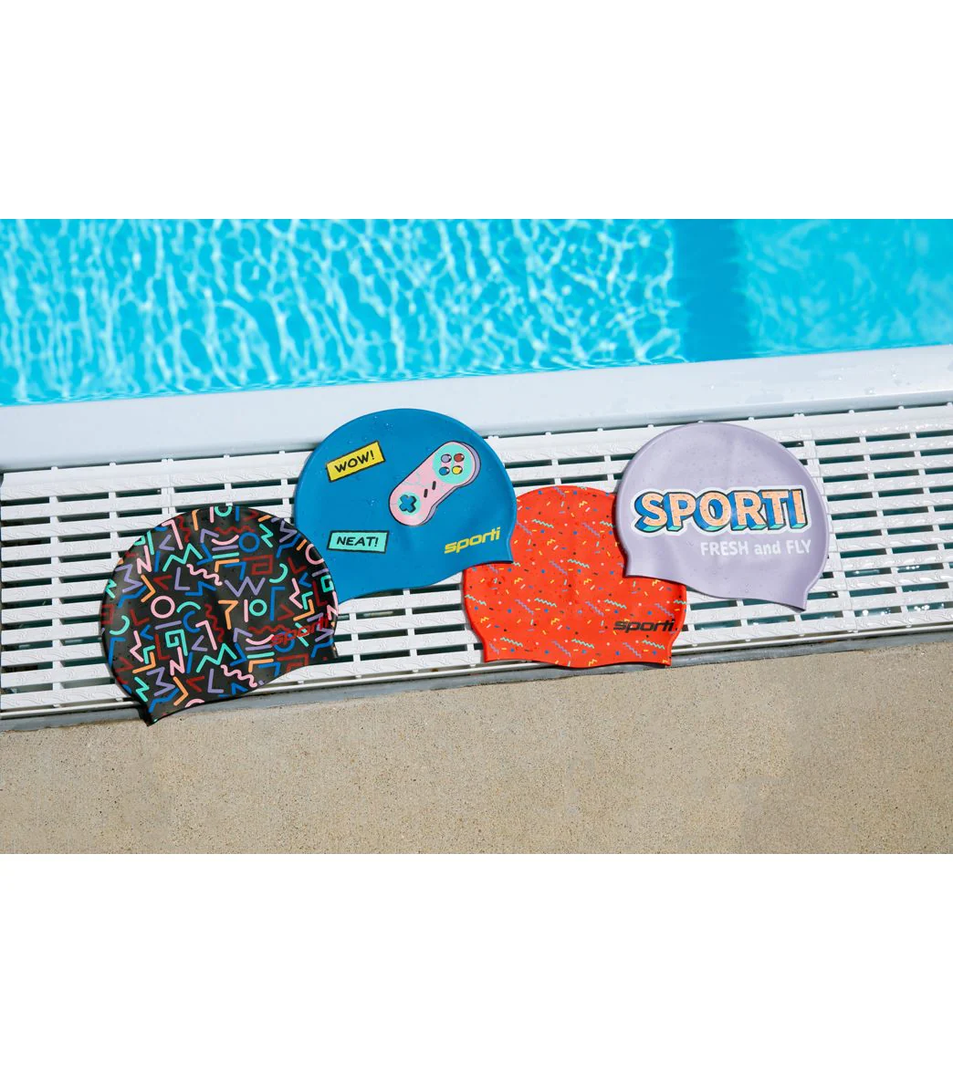 Sporti x Shaine Casas Sugar Rush Silicone Swim Cap - Image 4