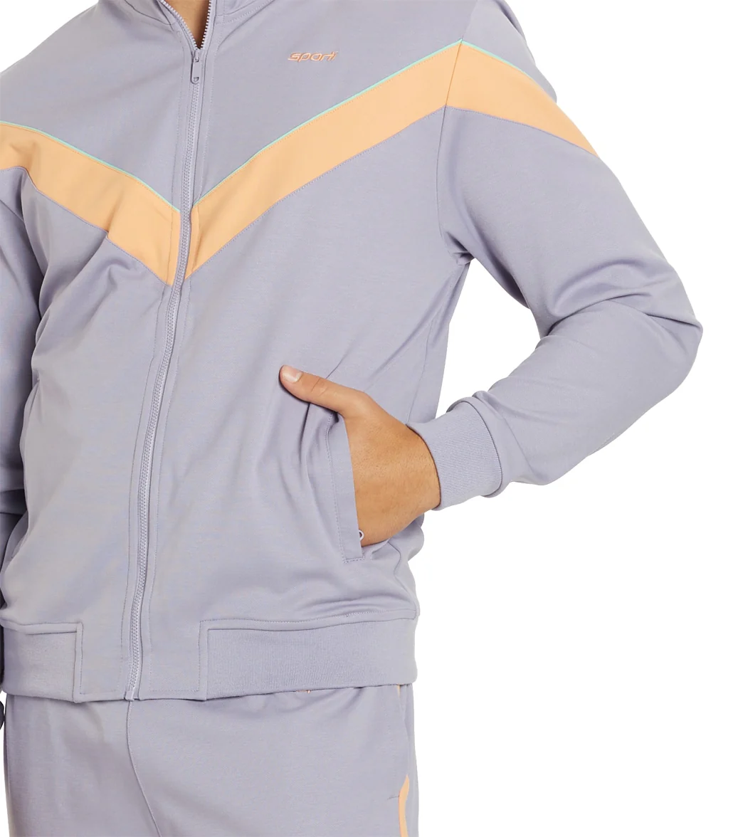 Sporti x Shaine Casas Very Peri Team Tracksuit Zip-Up Jacket - Image 11