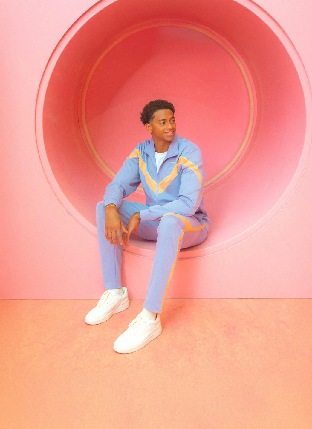 Sporti x Shaine Casas Very Peri Team Tracksuit Zip-Up Jacket - Image 4