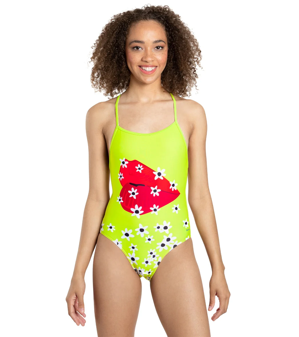 Sporti x She Is This Limited Edition Daisy Tie Back One Piece Swimsuit (26-40) - Image 3