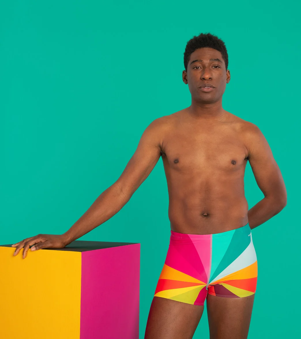 Sporti x She Is This Limited Edition Melanin Square Leg Swimsuit