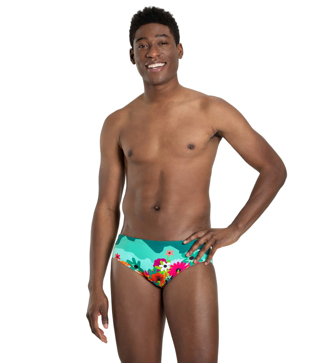 Sporti x She Is This Limited Edition Mountain Flower Brief Swimsuit - Image 2