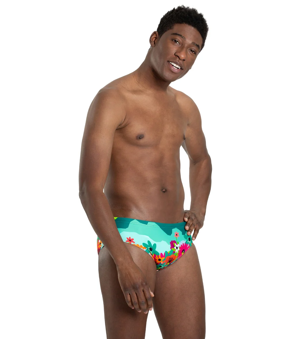 Sporti x She Is This Limited Edition Mountain Flower Brief Swimsuit - Image 3