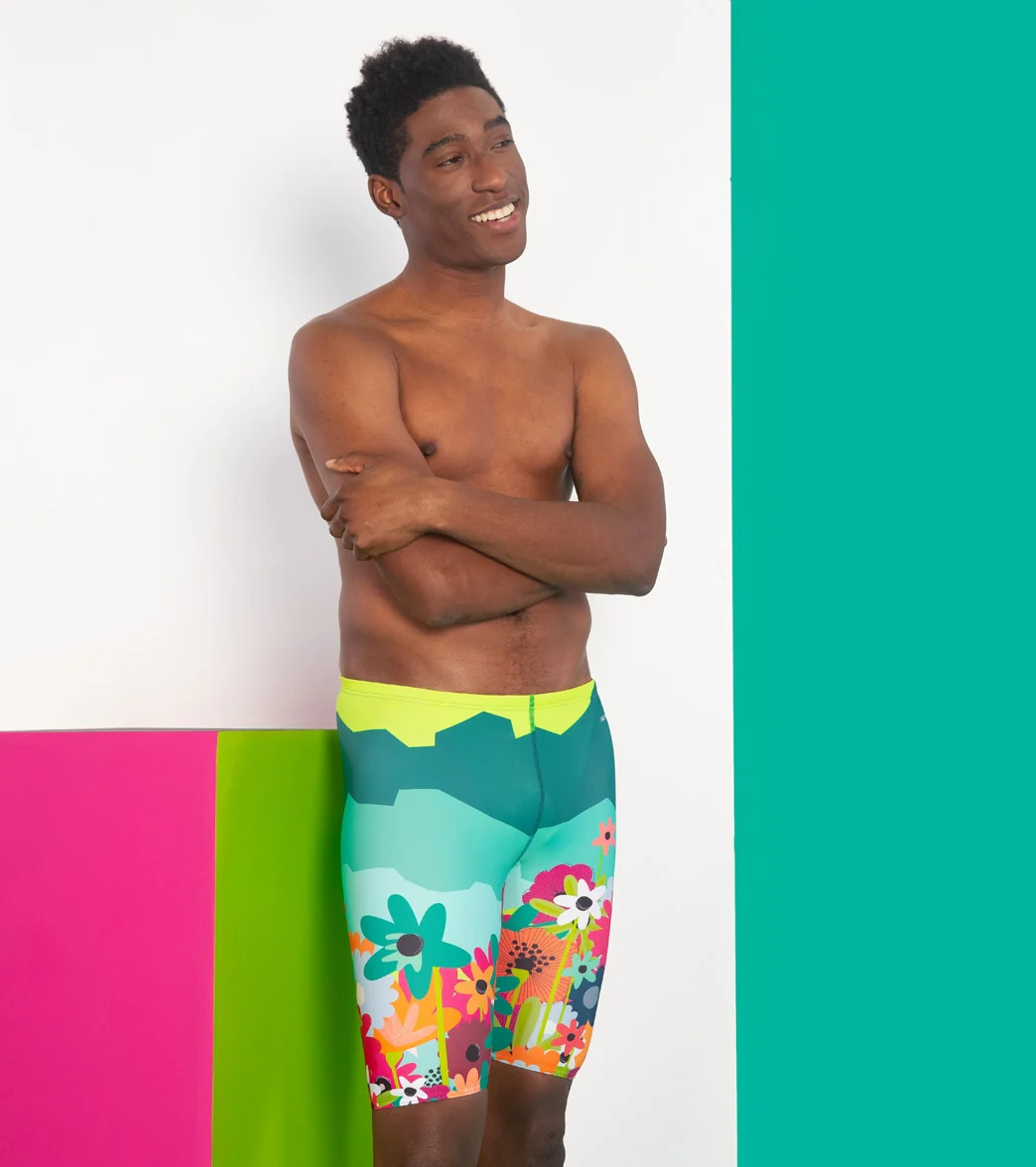Sporti x She Is This Limited Edition Mountain Flower Jammer Swimsuit - Image 13
