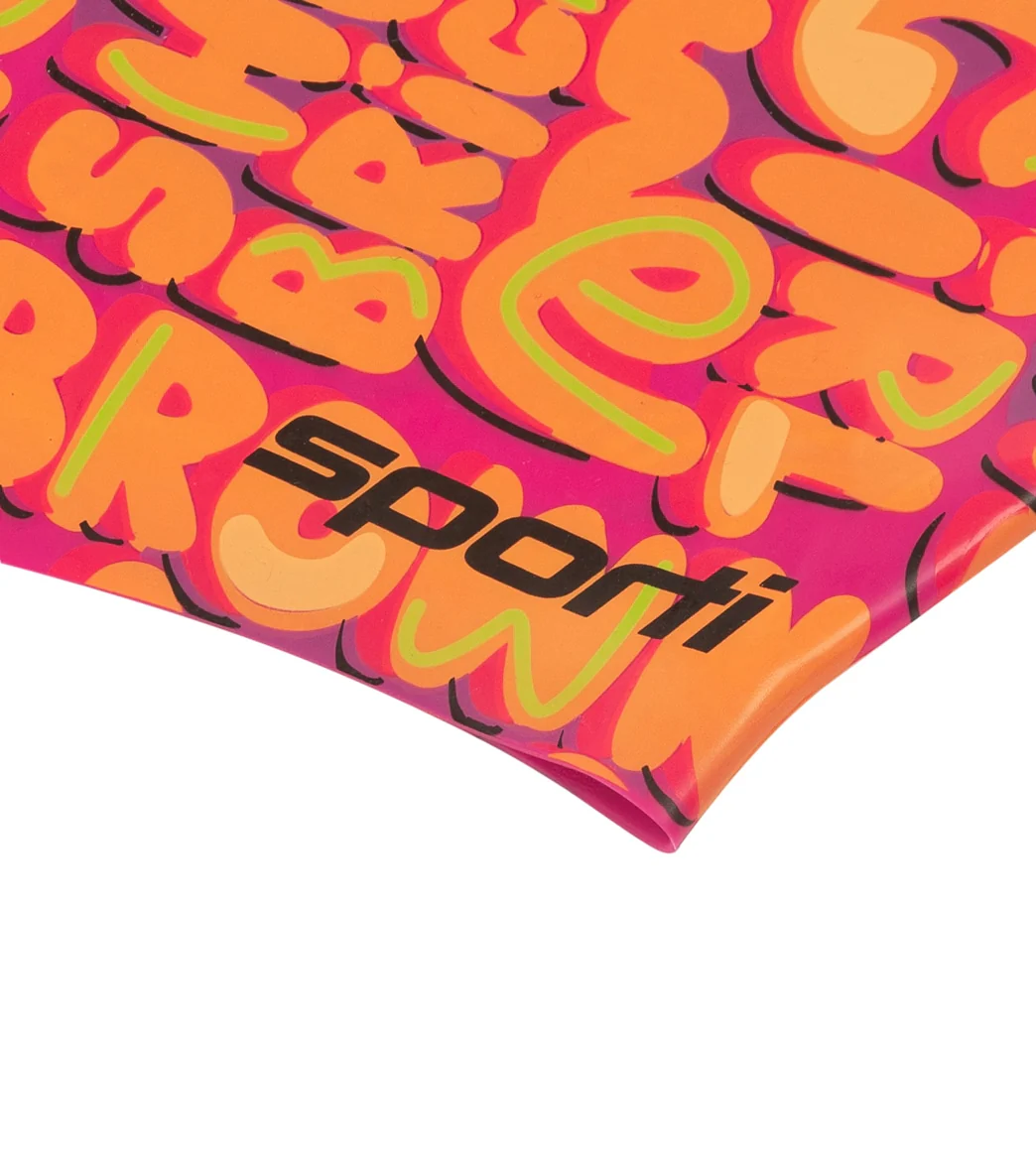 Sporti x She Is This Limited Edition Shine Bright Long Hair Bun Silicone Swim Cap - Image 4