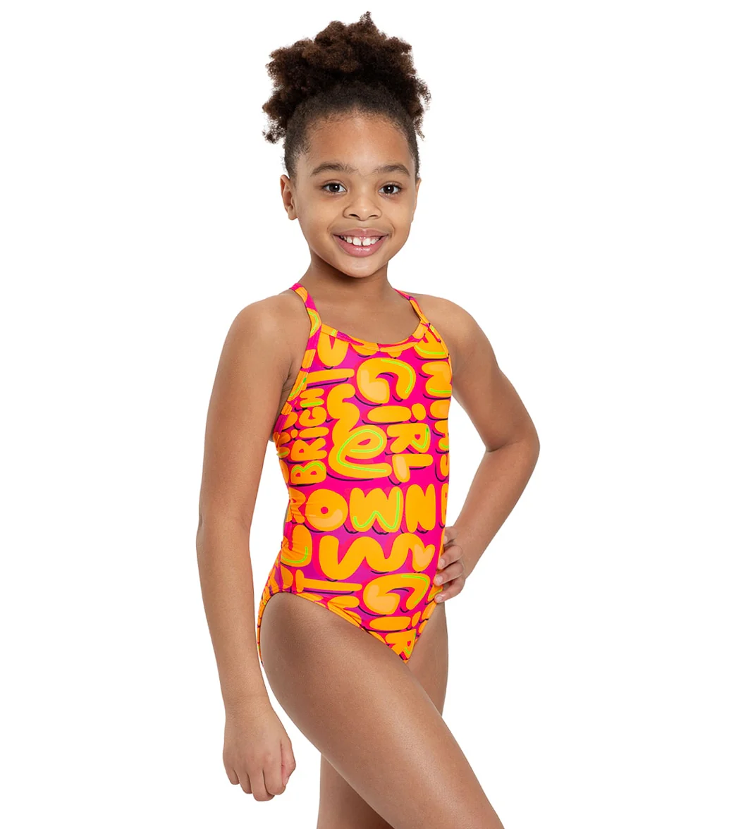 Sporti x She Is This Limited Edition Shine Bright Thin Strap One Piece Swimsuit Youth (22-28) - Image 4
