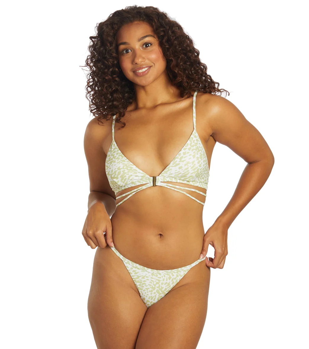 Sporti x Stef Corgel Daydream Cheetah Strappy Triangle Bikini Top - Image 16