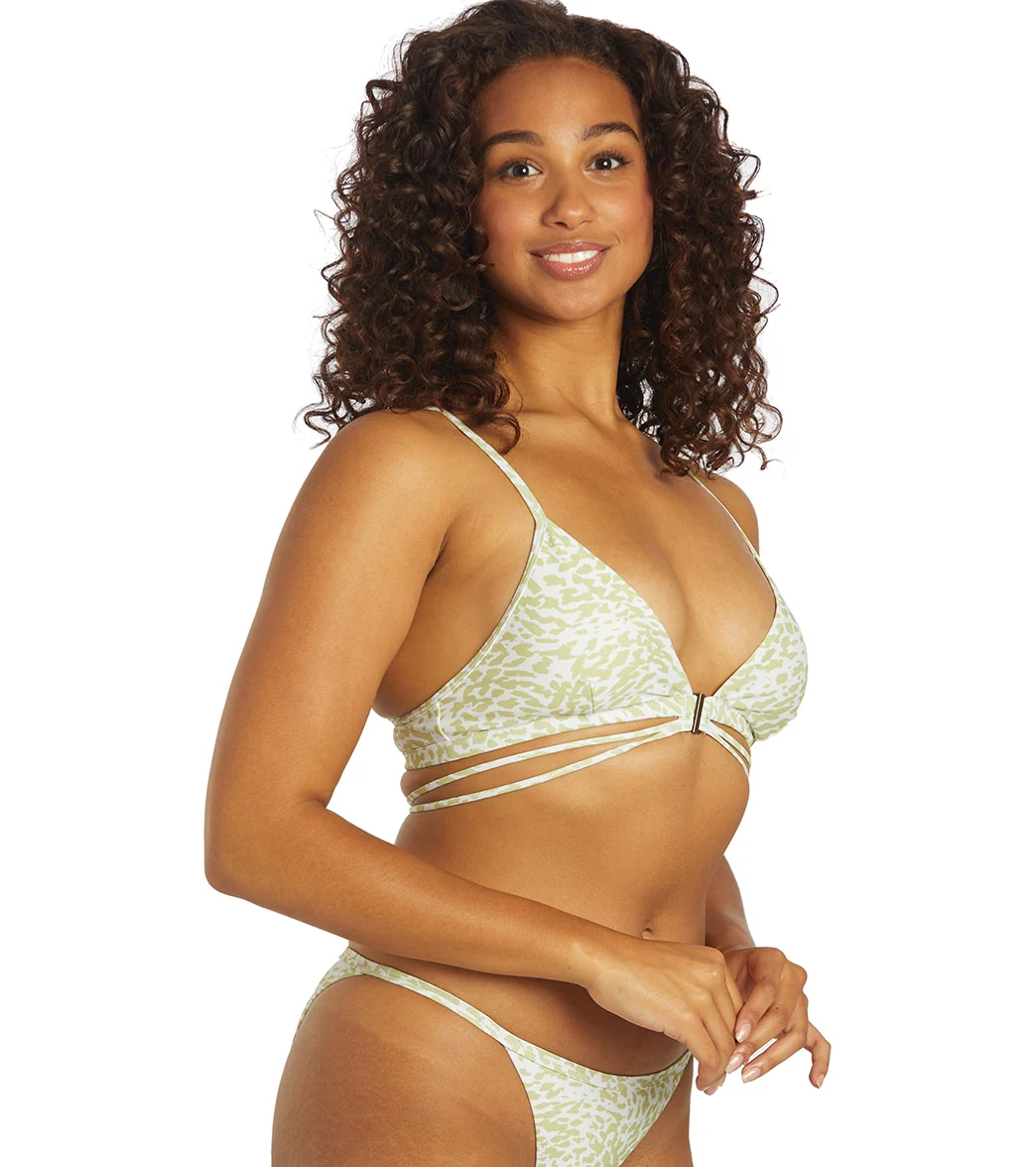 Sporti x Stef Corgel Daydream Cheetah Strappy Triangle Bikini Top - Image 17