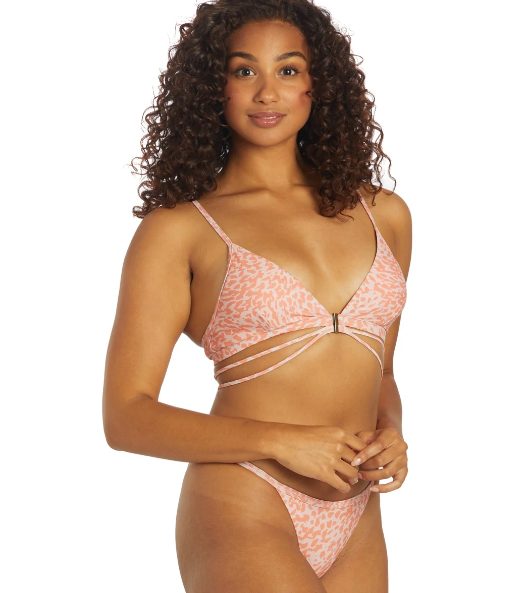 Sporti x Stef Corgel Daydream Cheetah Strappy Triangle Bikini Top - Image 7