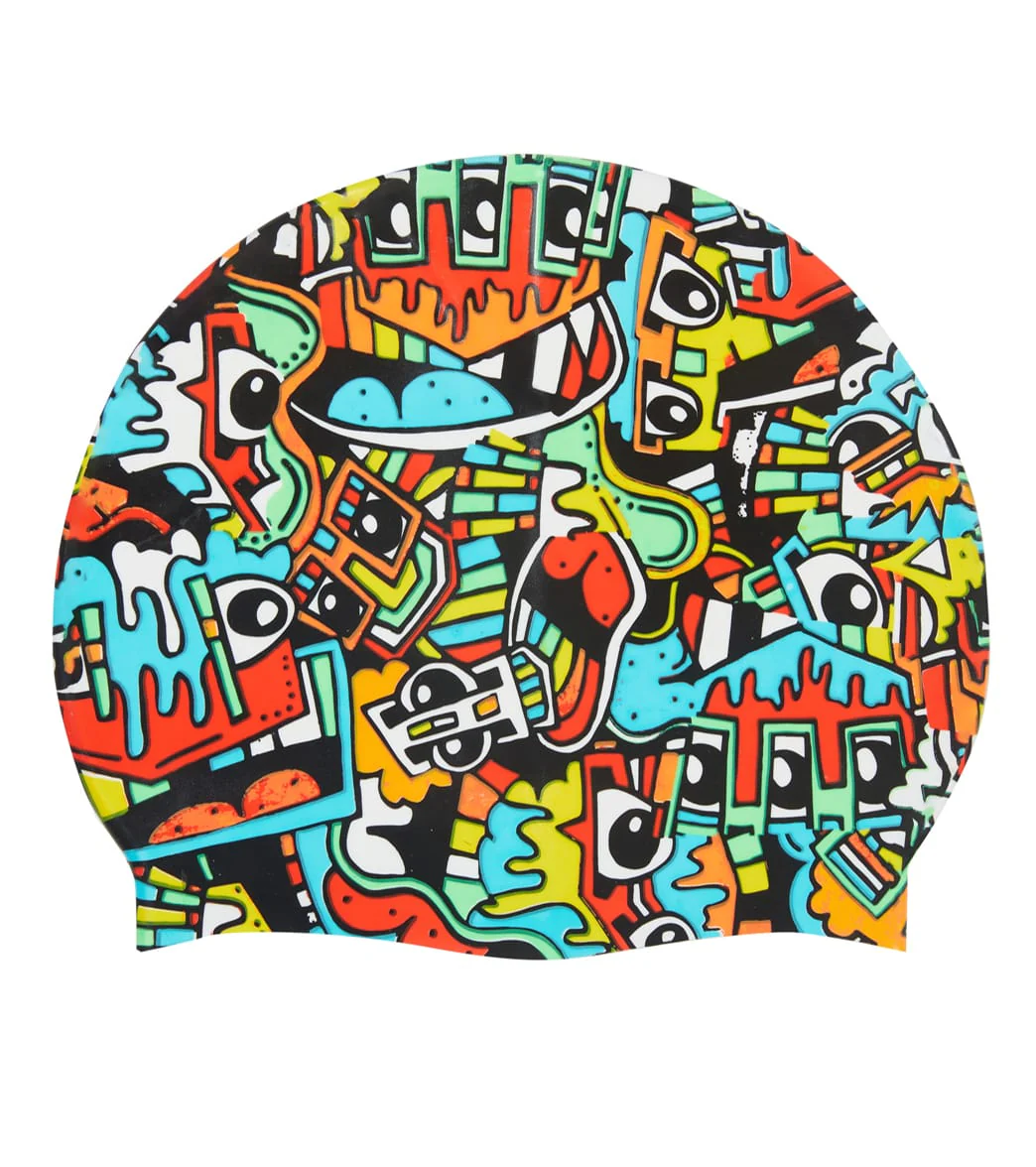 Sporti x Tyler Wallach Limited Edition Beauty Silicone Swim Cap - Image 4