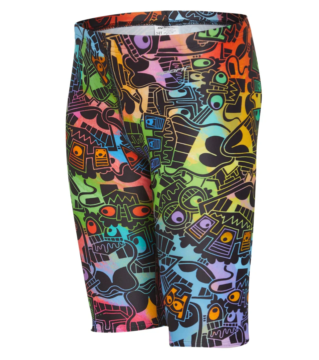 Sporti x Tyler Wallach Limited Edition Rainbow Rave Jammer Swimsuit Youth (22-28) - Image 5
