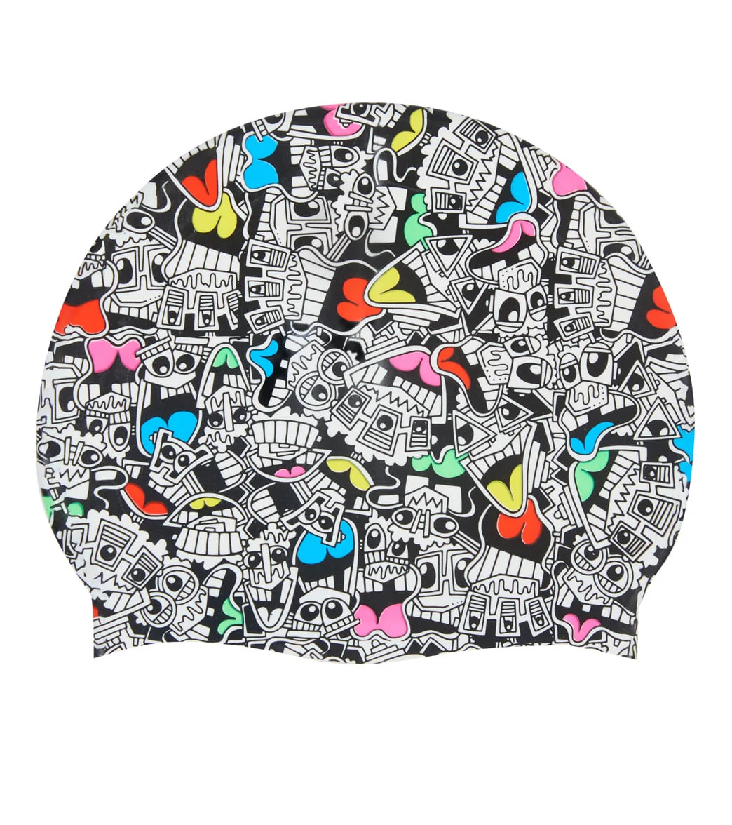 Sporti x Tyler Wallach Limited Edition Tongue Silicone Swim Cap - Image 5