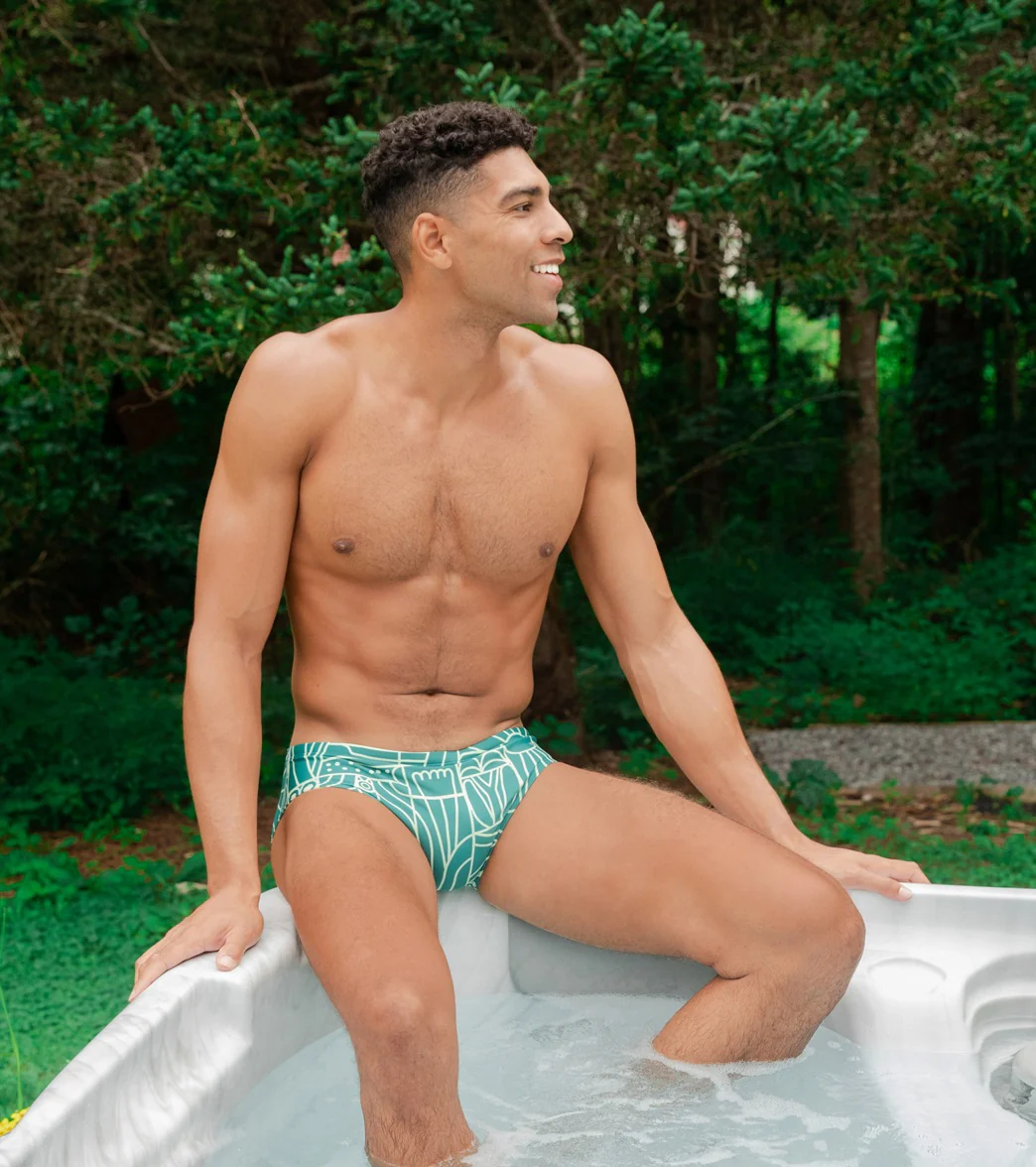 Sporti x Wyatt Hersey Limited Edition Bloom Brief Swimsuit (26-40) - Image 14