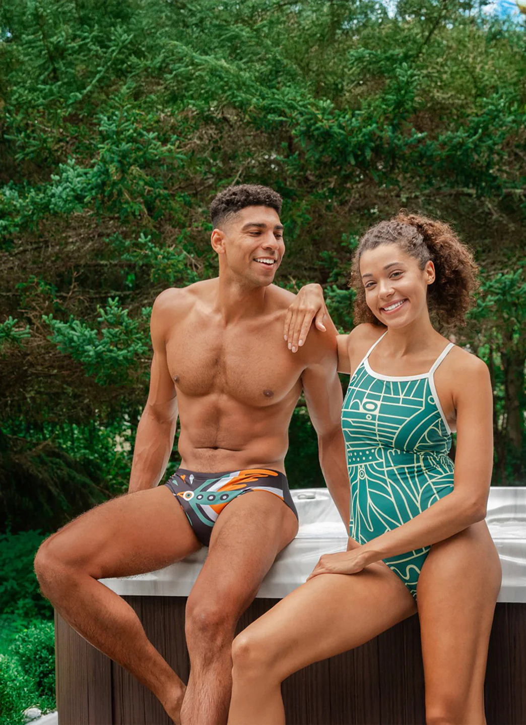 Sporti x Wyatt Hersey Limited Edition Passage Brief Swimsuit (26-40) - Image 2