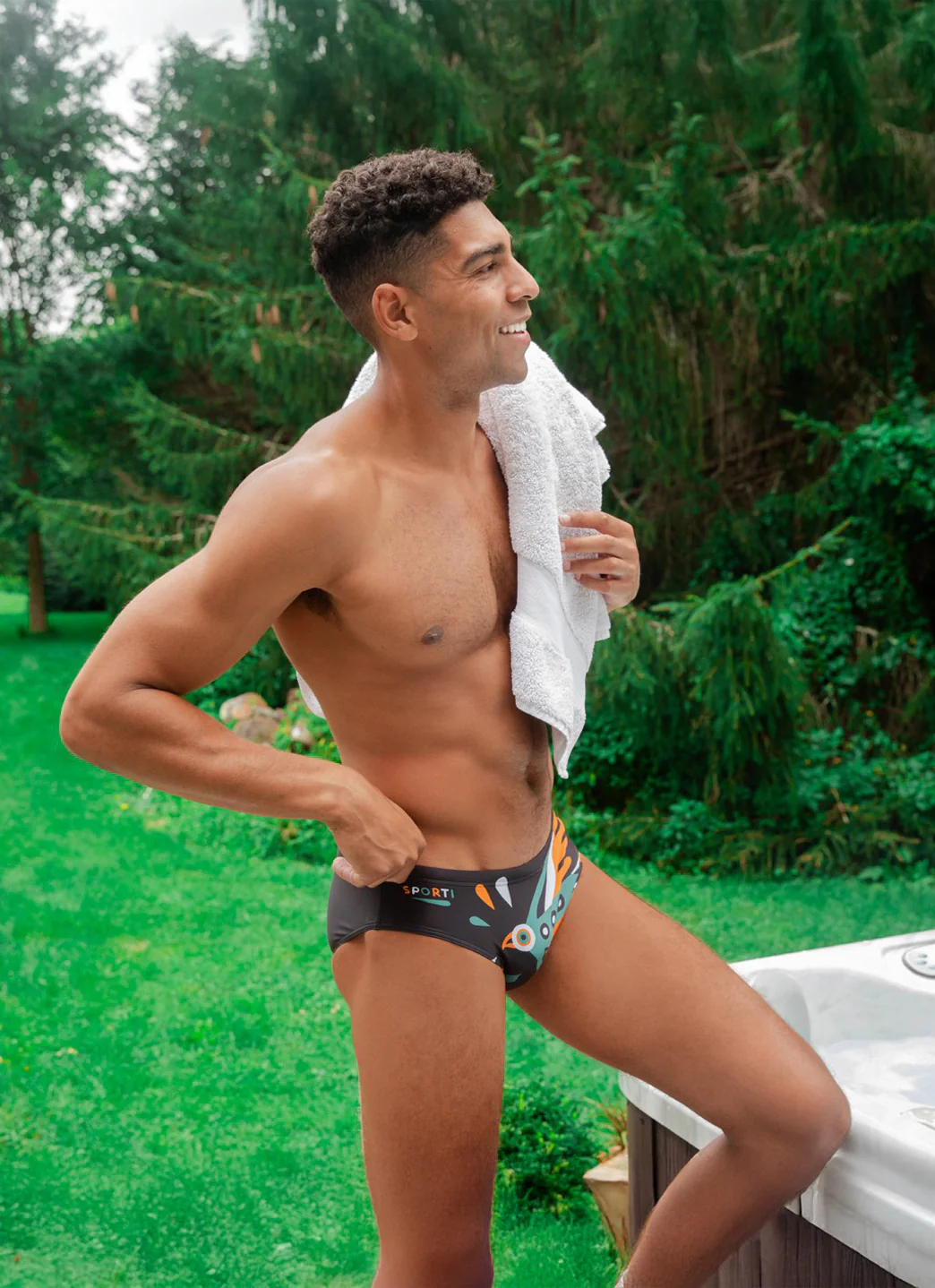 Sporti x Wyatt Hersey Limited Edition Passage Brief Swimsuit (26-40) - Image 4