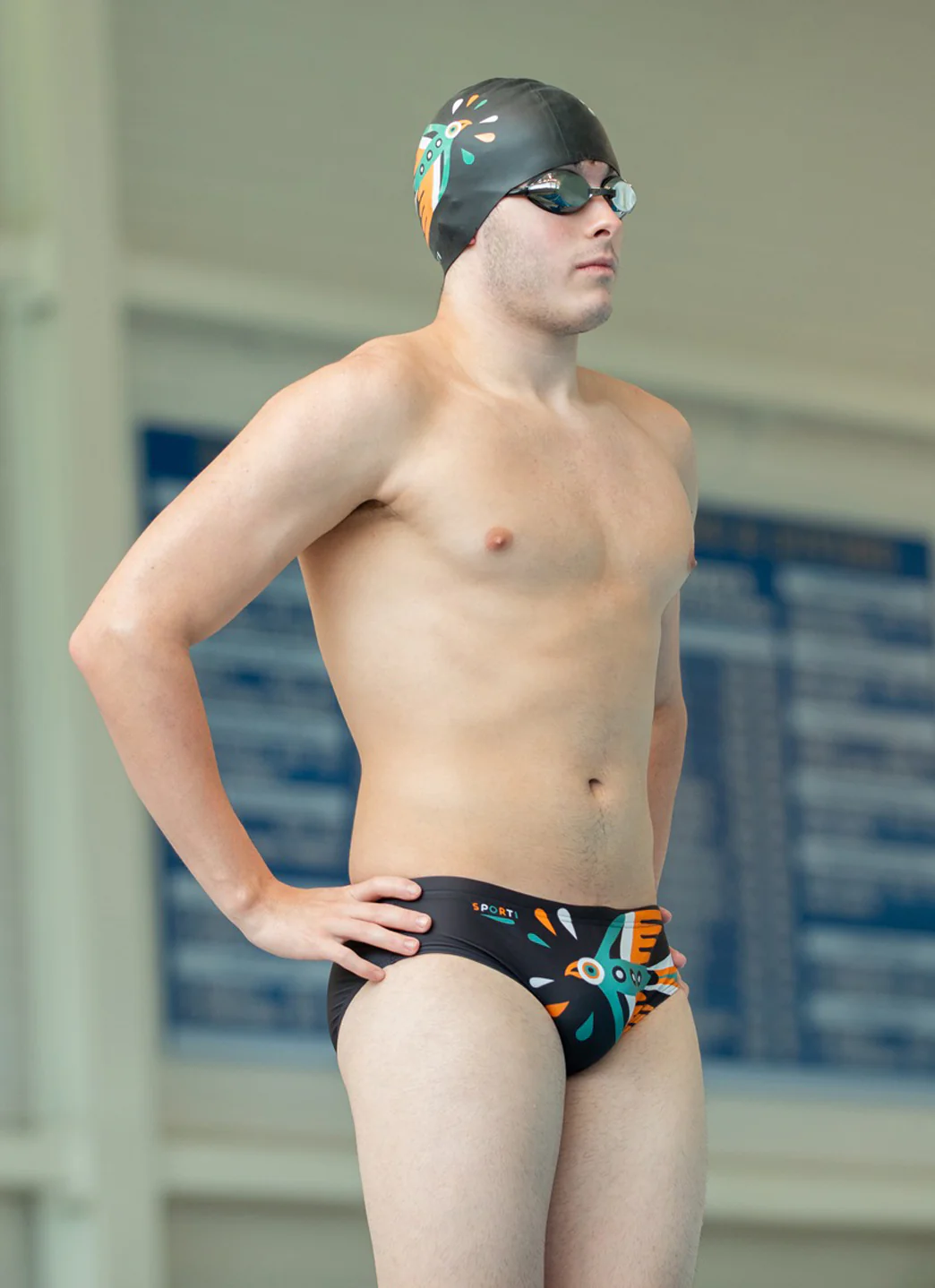 Sporti x Wyatt Hersey Limited Edition Passage Silicone Swim Cap - Image 4