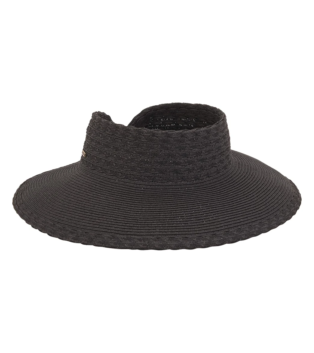 Sun N Sand Paperbraid Rollup Visor w/ Fancy Edge Trim - Image 7