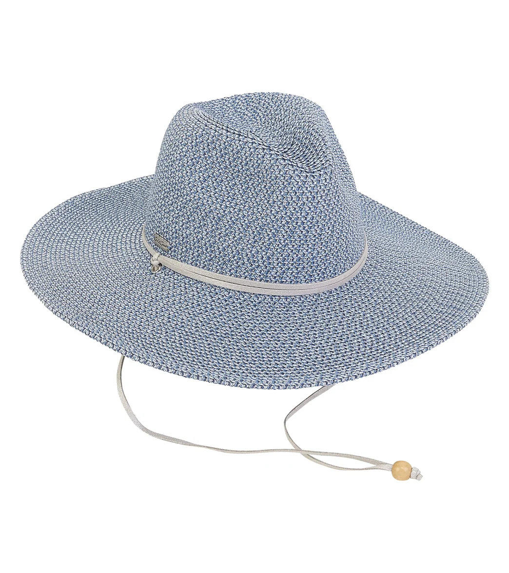 Sun N Sand Widebrim Paperbraid Metallic Trimed Safari w/ Chincord