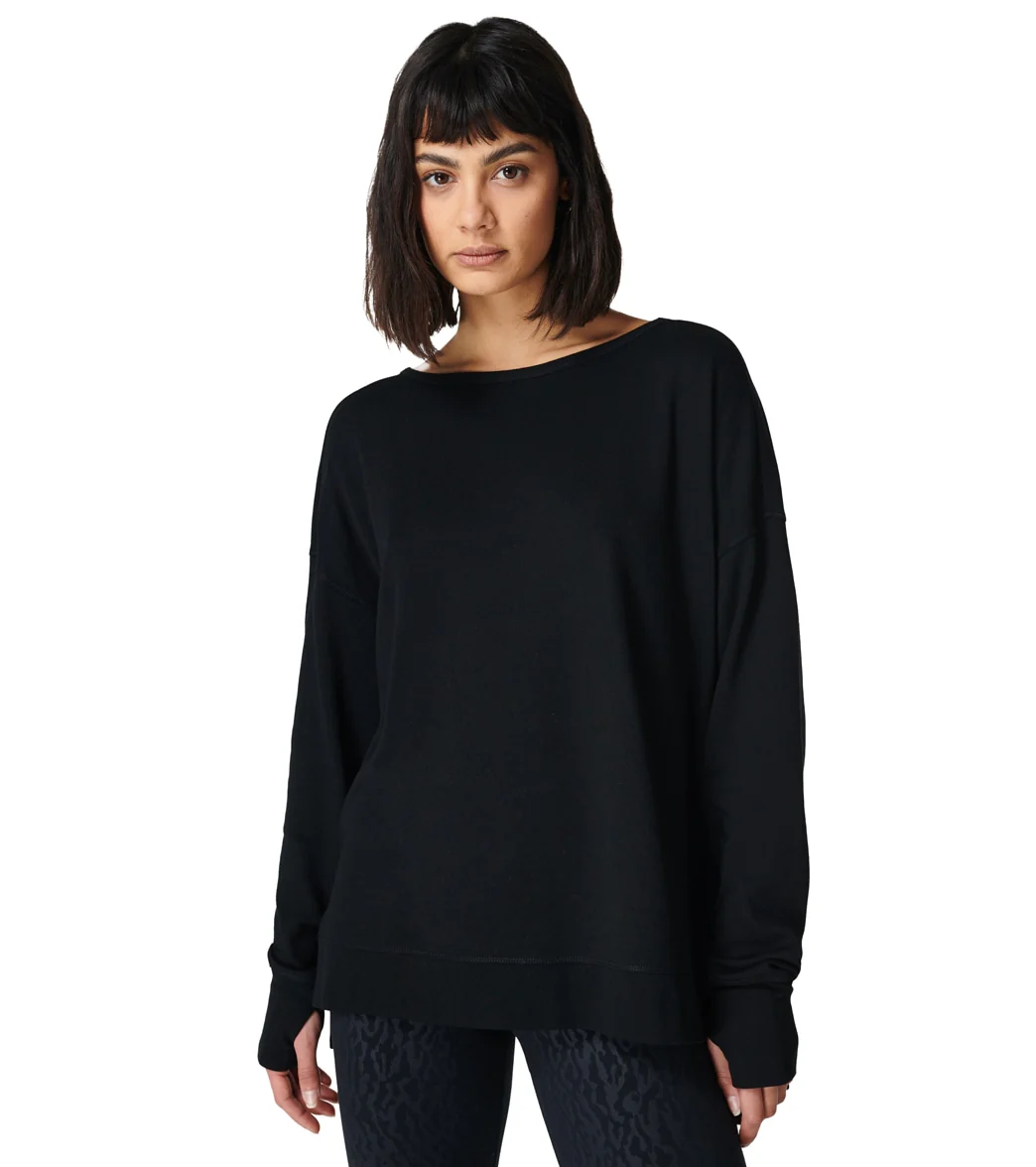 Sweaty Betty After Class Cross Back Sweatshirt - Image 28