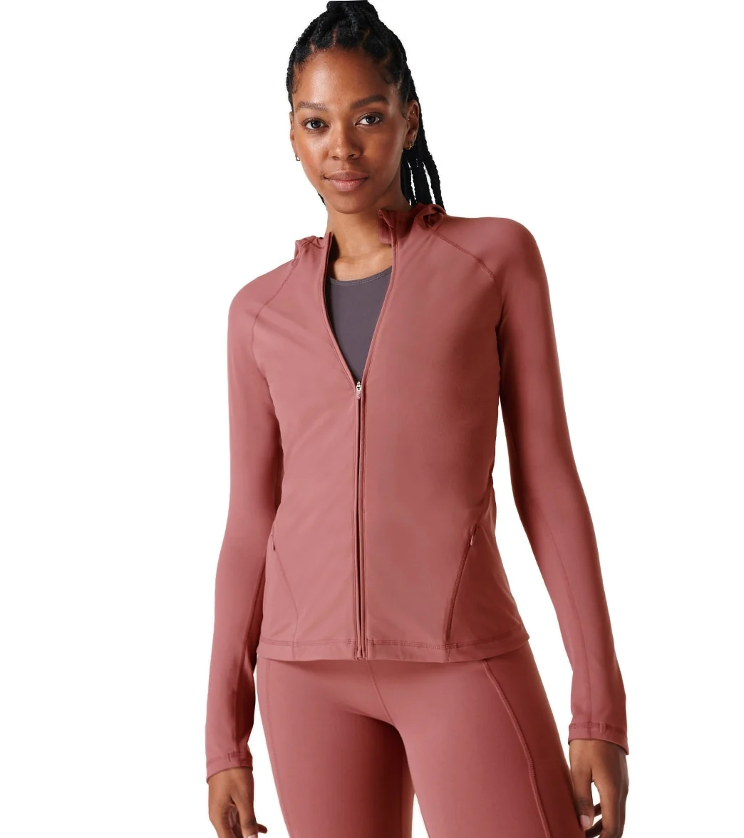 Sweaty Betty Super Soft Workout Zip Through Hoodie - Image 2
