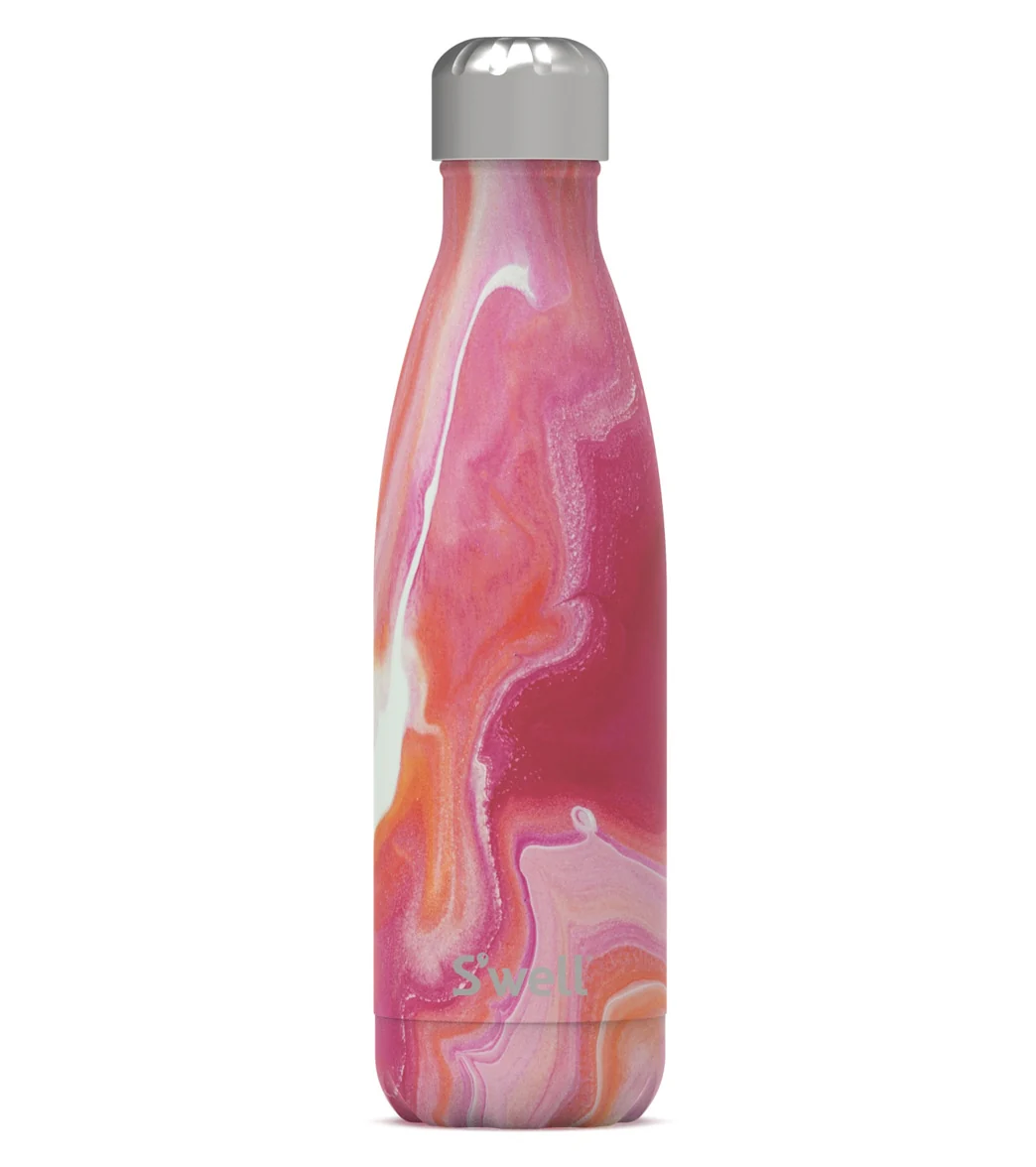 S'well 17 oz Rose Agate Stainless Steel Water Bottle - Image 4