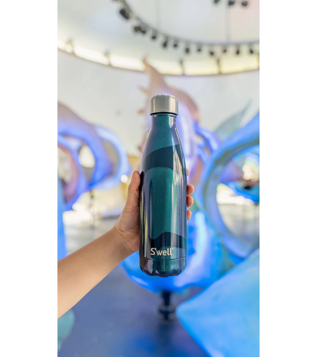 S'well 17 oz Sea Prism Stainless Steel Water Bottle - Image 4