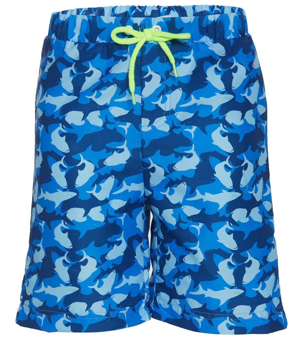 Swimfix Boys' Camo Shark Swim Trunks (Little Kid, Big Kid) - Image 5